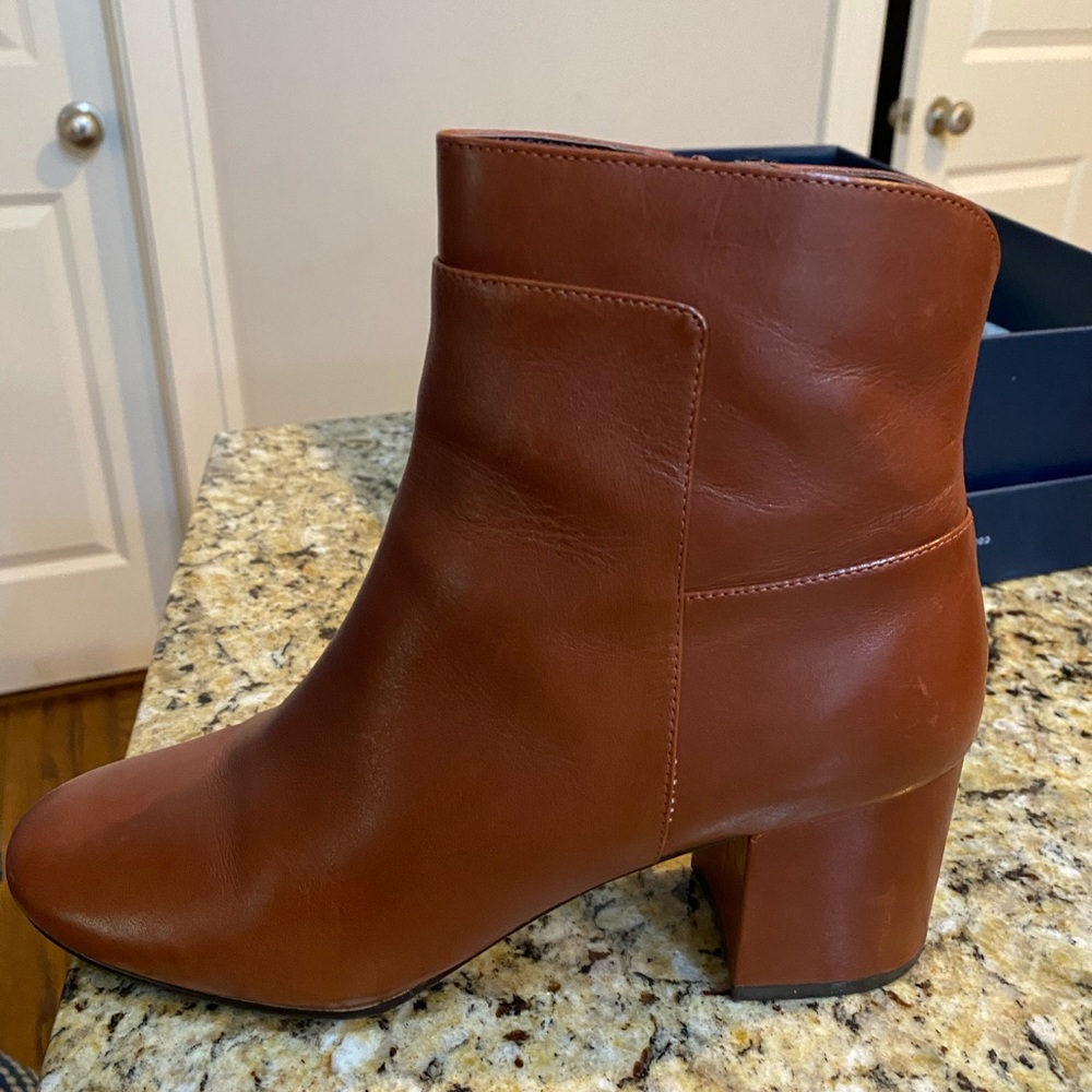 Cole Haan Brown Leather Ankle Boots